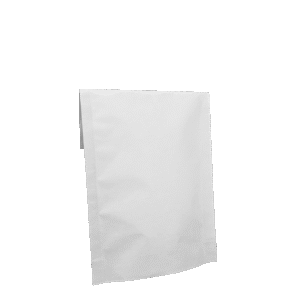 Witte kraft verzendzak met handige V-vouw bodem