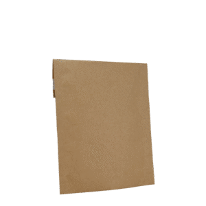 Bruine kraft verzendzak met handige V-vouw bodem