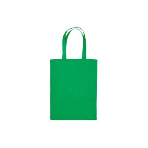 Katoenen draagtas korte handgrepen - Groen - 22x27 cm