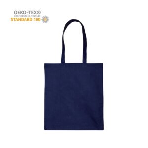 Katoenen draagtas schouderhengsels - Donkerblauw - 38x42 cm