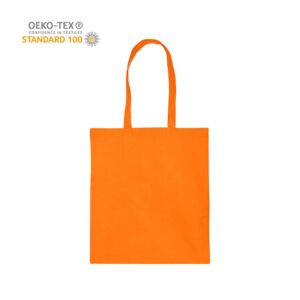 Katoenen draagtas schouderhengsels - Oranje - 38x42 cm