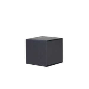 Luxe magneetdoos - Zwart (mat) - 10x10x10 cm