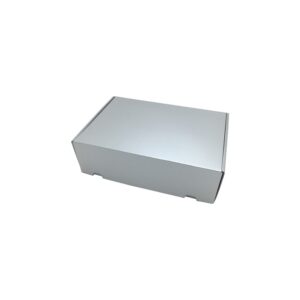 Luxe verzenddoos - Zilver (glans) - 34x24x10,5 cm